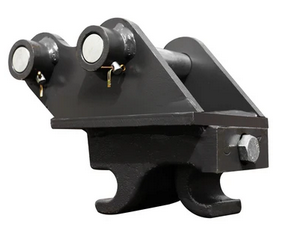 Huayee Manual Quick Coupler. Designed to work most mini excavator attachments with 25mm pins.