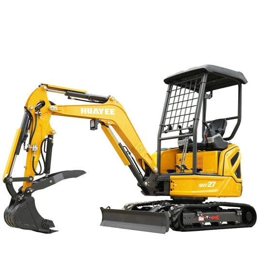 HUAYEE SHY27 MINI EXCAVATOR W/ KUBOTA D1105 ENGINE & LOADED WITH FEATURES